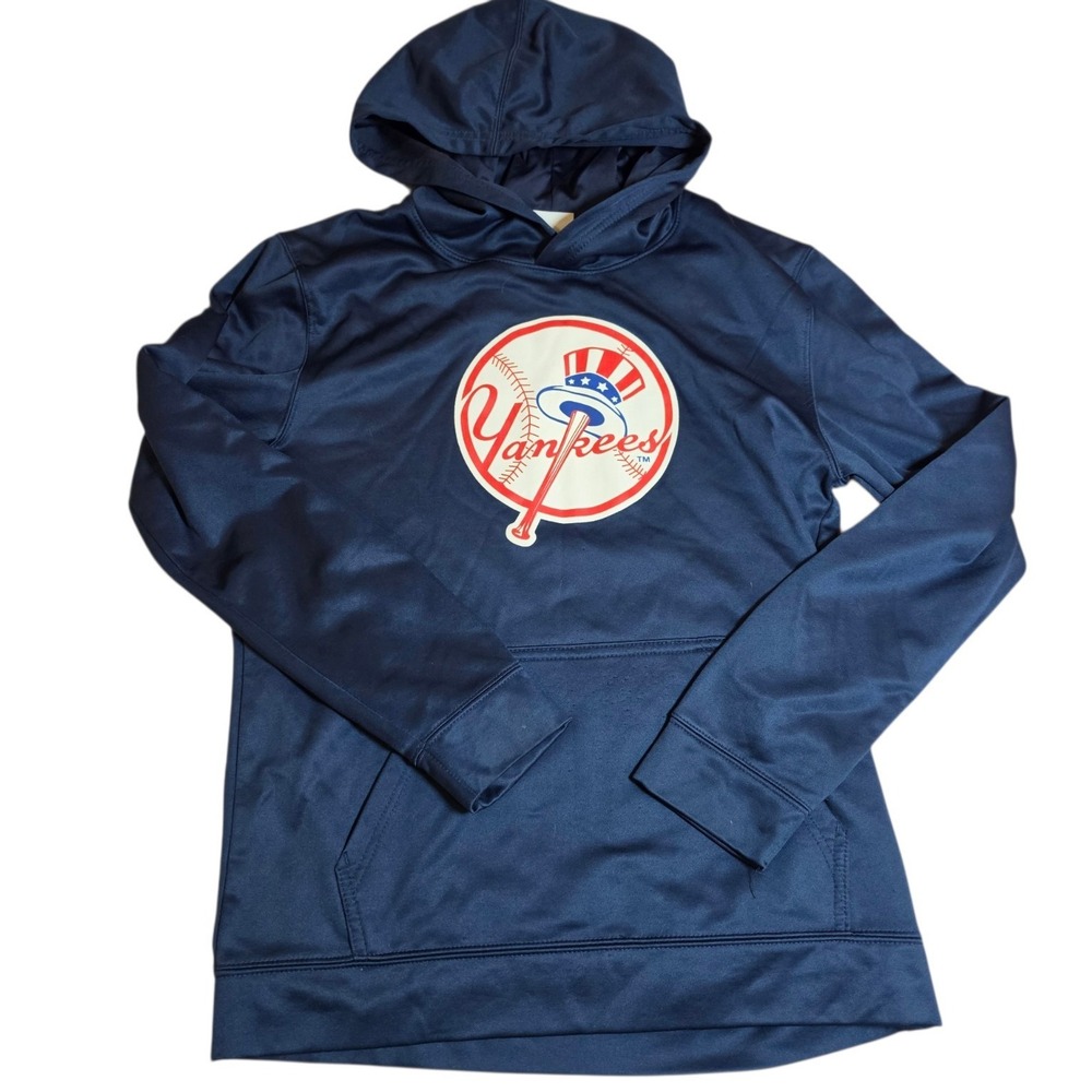NEW YORK YANKEES YOUTH XL MLB GENUINE MERCHANDISE HOODIE SIZE LARGE 14-16 NWT